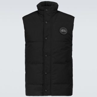 moda lusso Canada Goose Gilet in piuma Black Label Garson nero