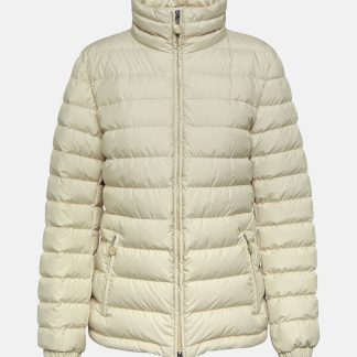 moda lusso Moncler Piumino Abderos in beige