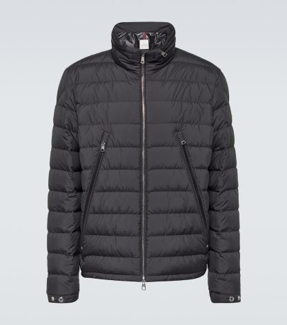 moda lusso Moncler Piumino Alfit trapuntato nero