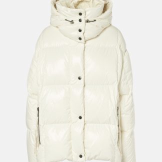 moda lusso Moncler Piumino Parana trapuntato bianco