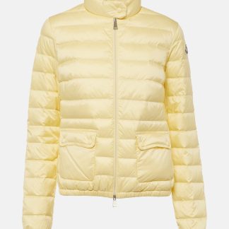 moda lusso Moncler Piumino trapuntato Lans in giallo