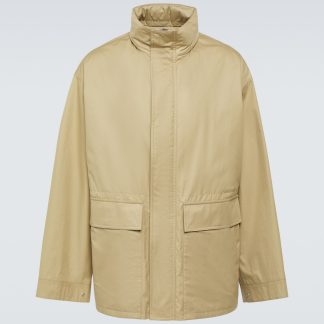 replica designer Burberry Giacca in cotone ricamato EKD in beige