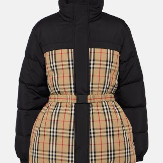 replica designer Burberry Piumino Burberry Check reversibile multicolore