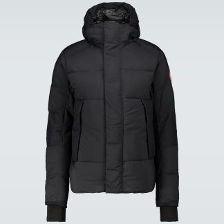 replica designer Canada Goose Giacca con cappuccio Armstrong nera