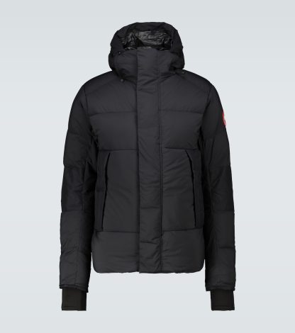 replica designer Canada Goose Giacca con cappuccio Armstrong nera