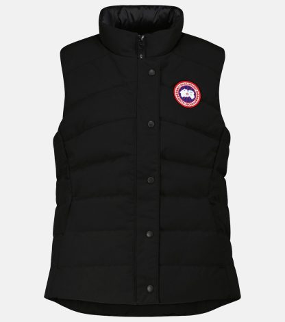 replica designer Canada Goose Gilet in piuma Freestyle nero