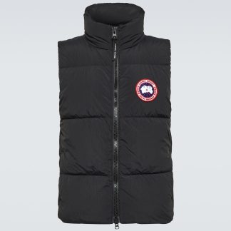 replica designer Canada Goose Gilet trapuntato Lawrence in nero