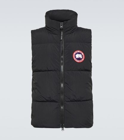 replica designer Canada Goose Gilet trapuntato Lawrence in nero