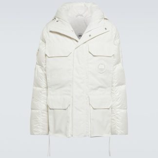 replica designer Canada Goose Parka Expedition in bianco