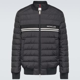 replica designer Moncler Piumino trapuntato Mounier nero