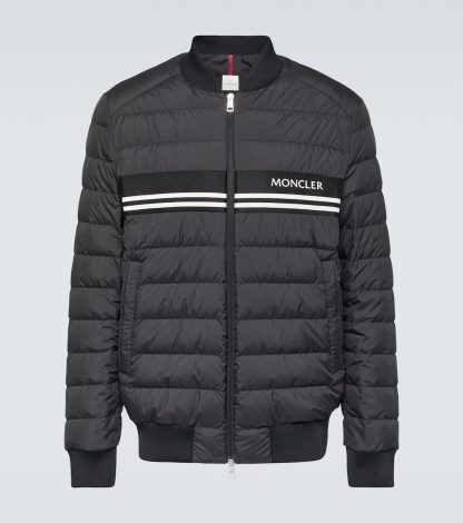 replica designer Moncler Piumino trapuntato Mounier nero