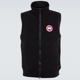 replica di lusso Canada Goose Gilet in pile Mersey nero