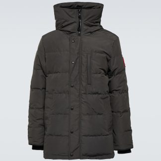 replica di lusso Canada Goose Parka Carson in piuma d'oca nero