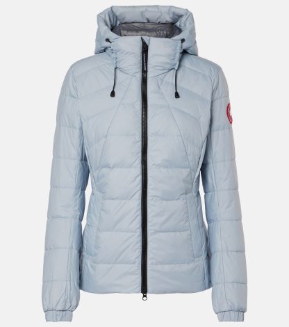 replica di lusso Canada Goose Piumino con logo Abbott in blu