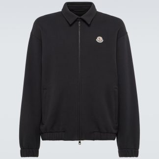 replica di lusso Moncler Giacca con logo in nero