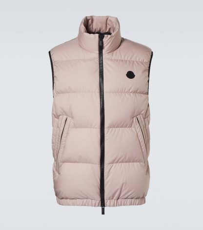 replica di lusso Moncler Gilet Fedare in neutro