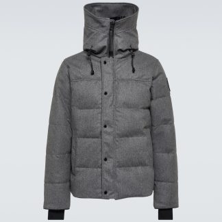 vendita calda di lusso Canada Goose Parka in misto lana MacMillan DynaLuxe in grigio