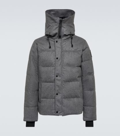 vendita calda di lusso Canada Goose Parka in misto lana MacMillan DynaLuxe in grigio