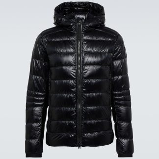 vendita calda di lusso Canada Goose Piumino Crofton con cappuccio nero