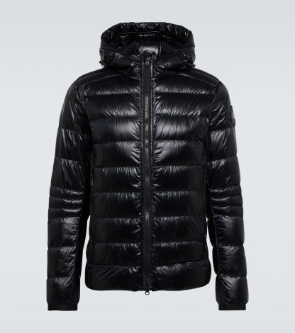 vendita calda di lusso Canada Goose Piumino Crofton con cappuccio nero