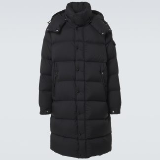 vendita calda di lusso Moncler Parka in piuma d'oca trapuntata Hanoverian in nero